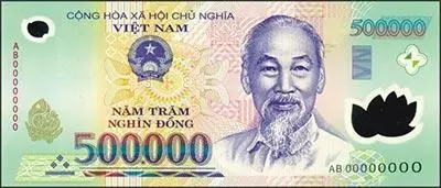 billete 500000 dong vietnamita