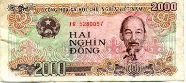 billetes de vietnam dong