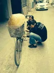 bicicleta por hanoi