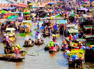 Mercados Flotantes Mekong