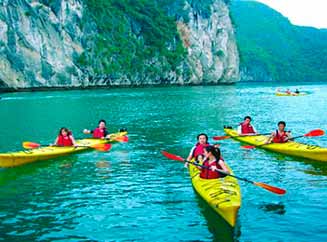 Kayak en Ha Long