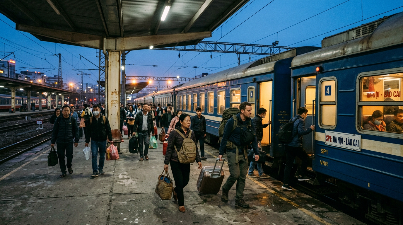 Cómo llegar a Sapa desde Hanoi en tren nocturno o por carretera